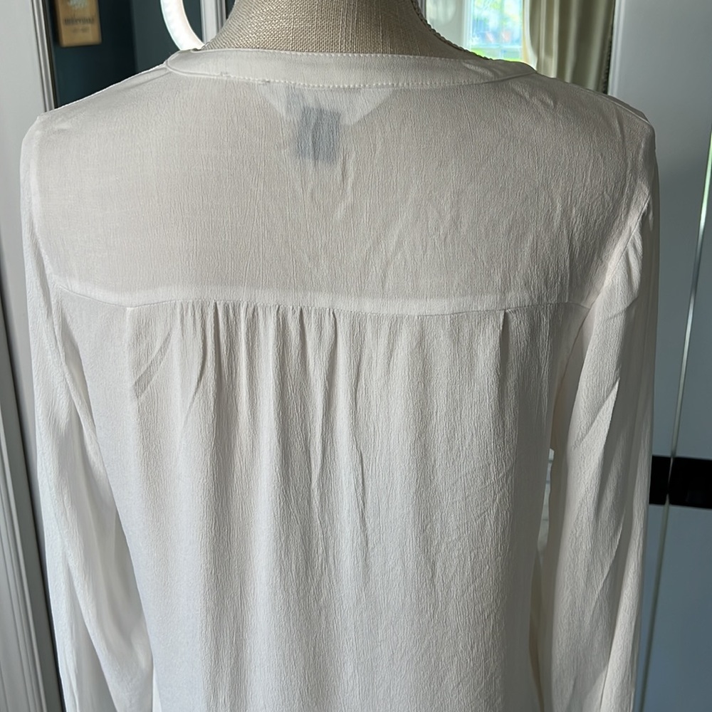 Old Navy long sleeve tunic top, size M, ivory. - Picture 8 of 8